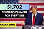 $1,702 Stimulus Payment