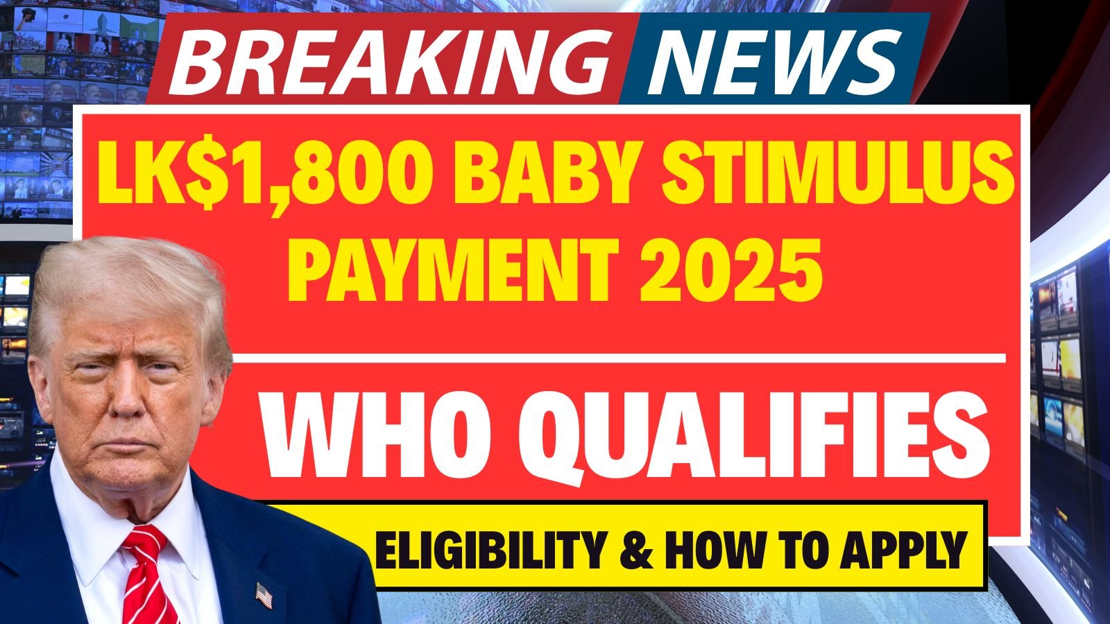 $1,800 Baby Stimulus Payment 2025