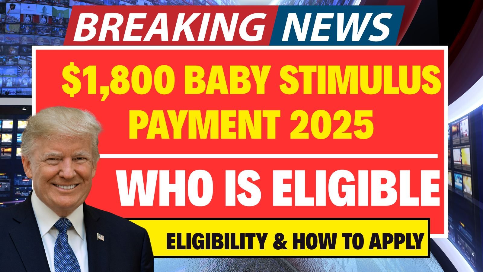 $1,800 Baby Stimulus Payment 2025